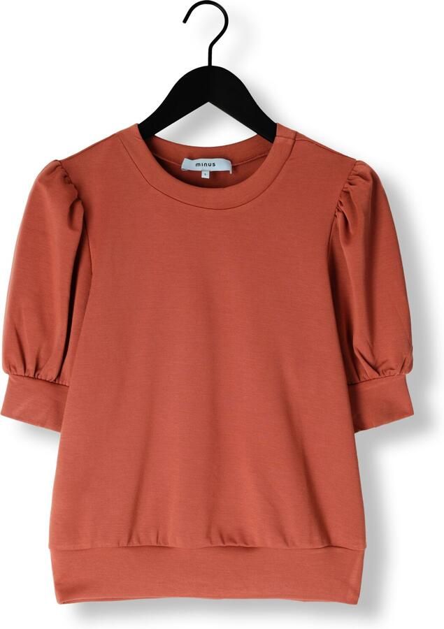 MINUS Dames Tops & T-shirts Livana T-shirt Oranje