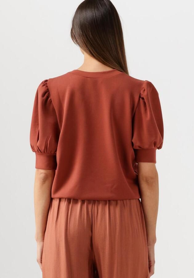 MINUS Dames Tops & T-shirts Livana T-shirt Oranje - Foto 2