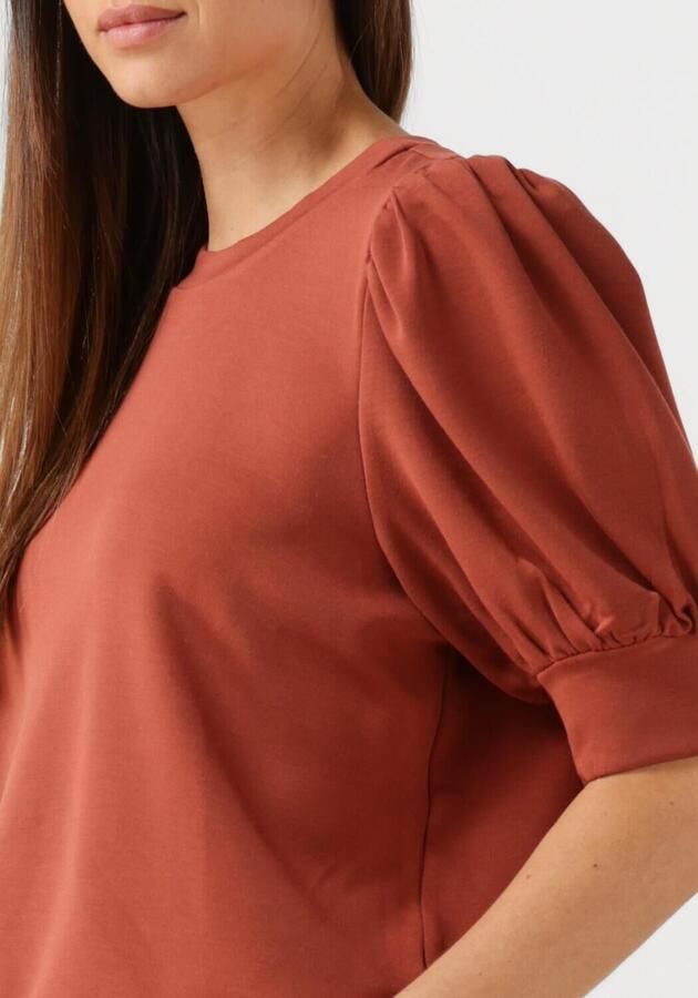 MINUS Dames Tops & T-shirts Livana T-shirt Oranje - Foto 3