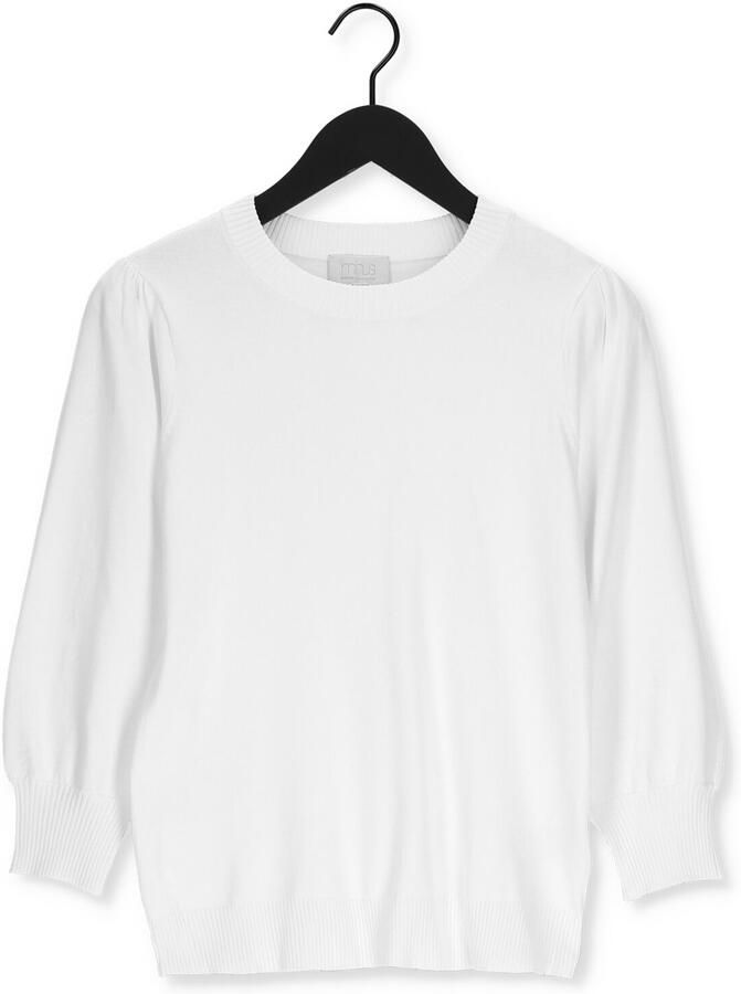 MINUS Dames Tops & T-shirts Mersin Knit Tee Gebroken Wit