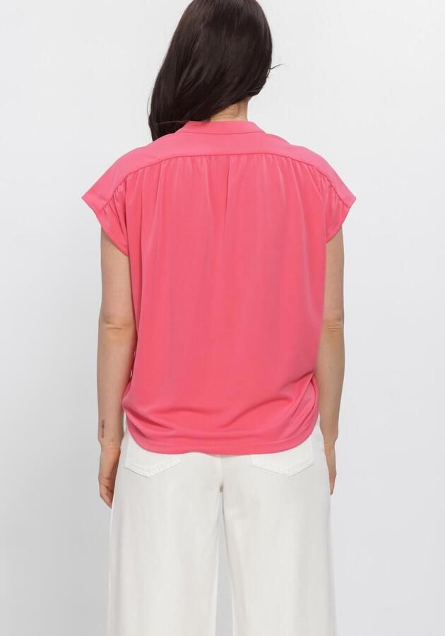 MINUS Dames Tops & T-shirts Msfiba Modal T-shirt Roze - Foto 3