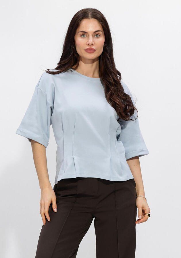 MINUS Dames Tops & T-shirts Msjuniana Gotst-shirt Lichtblauw