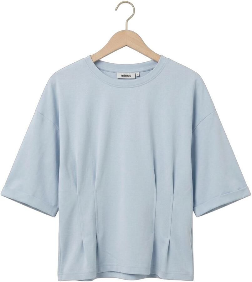 MINUS Dames Tops & T-shirts Msjuniana Gotst-shirt Lichtblauw - Foto 2