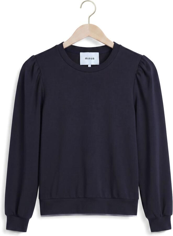 MINUS Dames Tops & T-shirts Mslevina T-shirt Donkerblauw - Foto 2