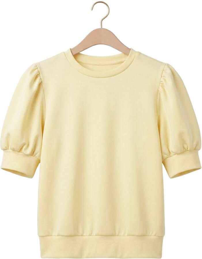 MINUS Dames Tops & T-shirts Mslevina T-shirt Geel - Foto 2