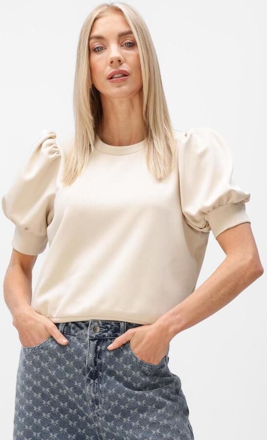 MINUS Dames Tops & T-shirts Mslivana T-shirt Creme