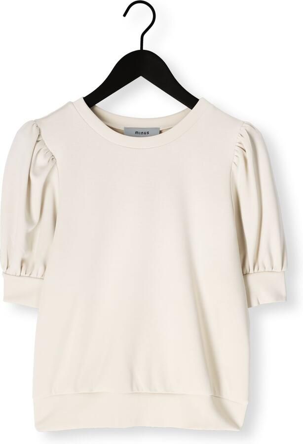 MINUS Dames Tops & T-shirts Mslivana T-shirt Creme - Foto 3
