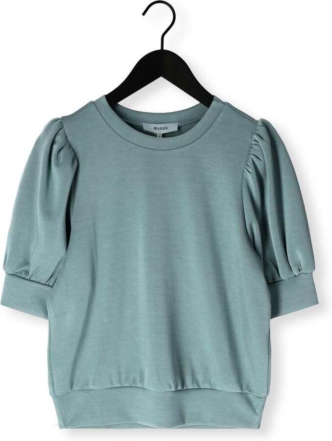 MINUS Dames Tops & T-shirts Mslivana T-shirt Petrol - Foto 2