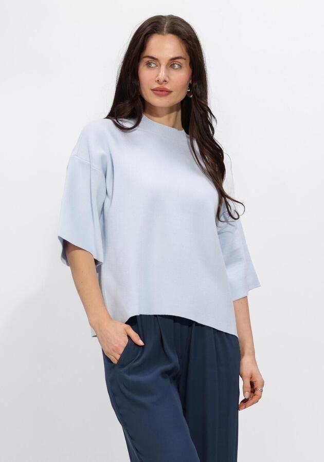 MINUS Dames Tops & T-shirts Mslupi Knit T-shirt Lichtblauw