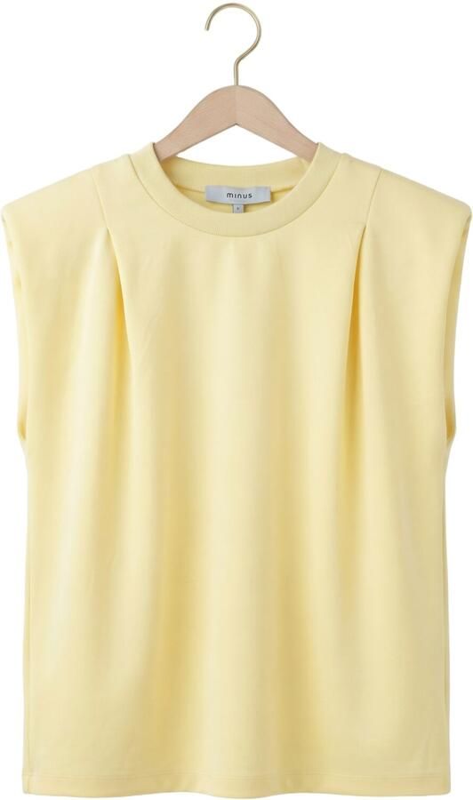 MINUS Dames Tops & T-shirts Msmarta Sweat Geel - Foto 4