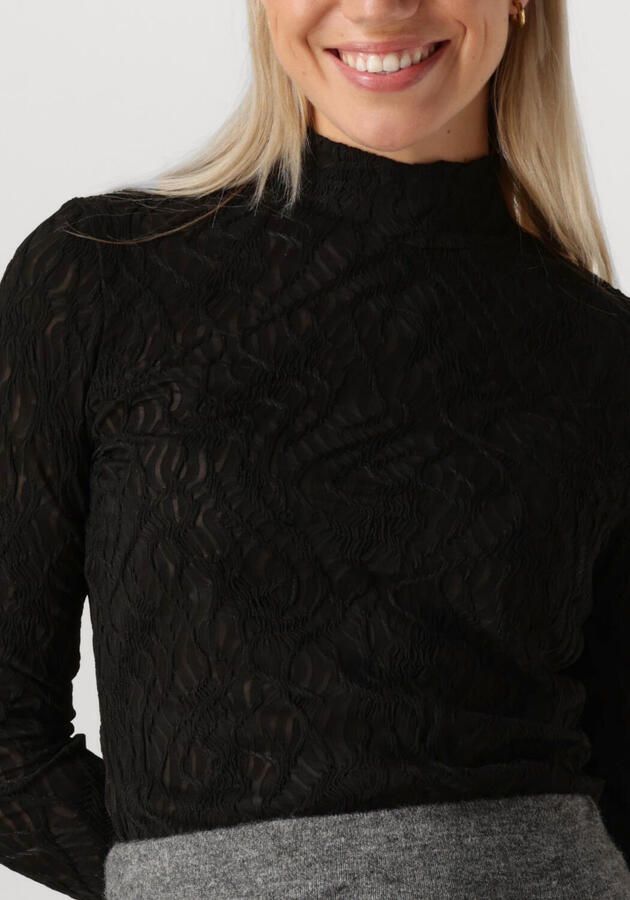 MINUS Dames Tops & T-shirts Msvicenta Rollneck Longsleeve Top Zwart - Foto 2