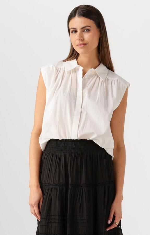 MINUS Dames Tops & T-shirts Silia Sleeveless Top Wit - Foto 4