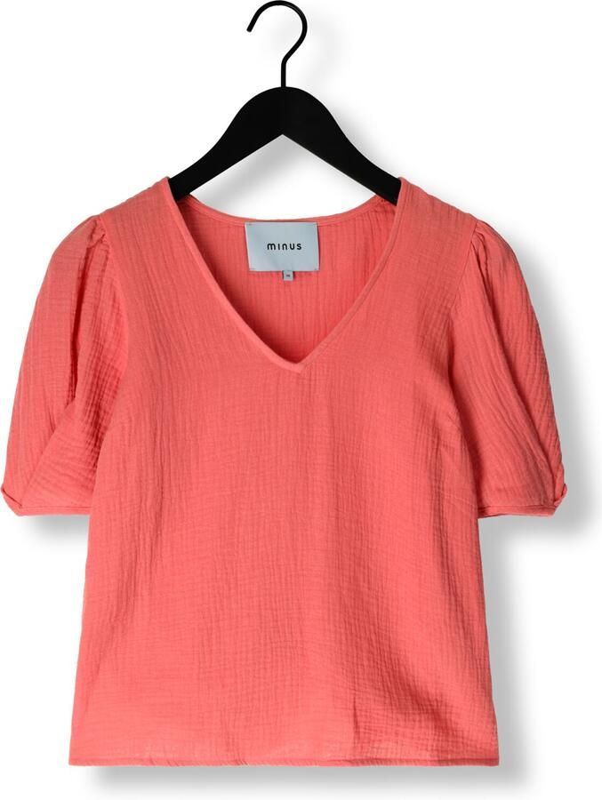 MINUS Dames Tops & T-shirts Stina Blouse Koraal - Foto 1
