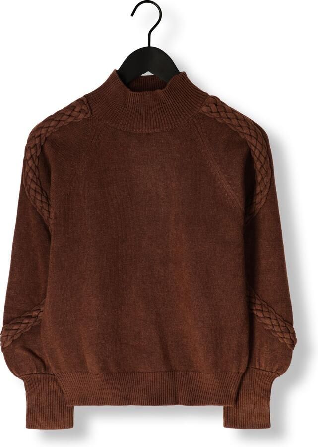 MINUS Dames Tops & T-shirts Vera High Neck Bruin