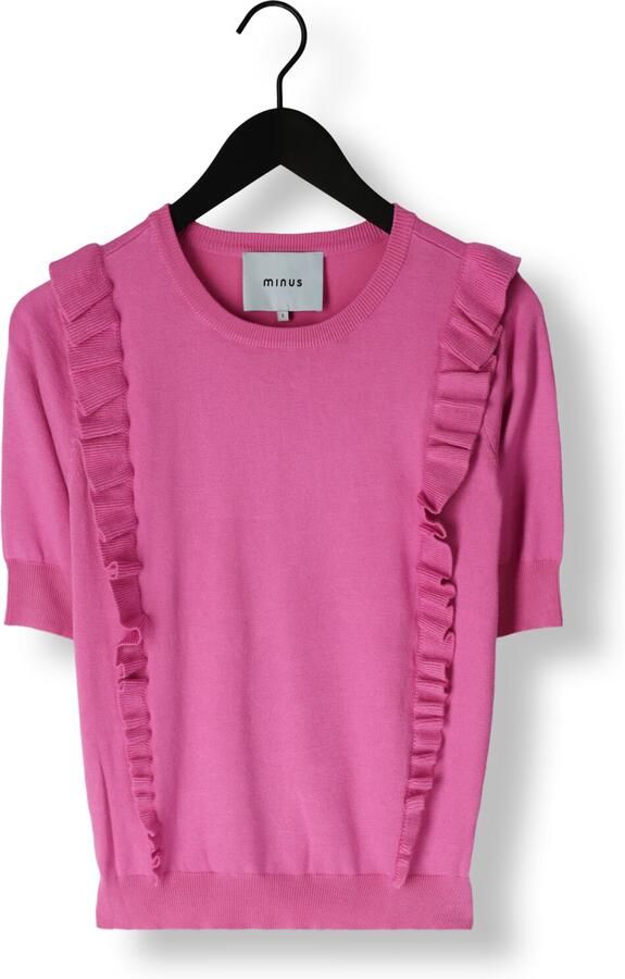 MINUS Dames Tops & T-shirts Vesia Knit T-shirt Roze - Foto 2