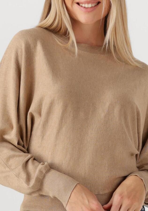 MINUS Dames Truien & Vesten Dana Bat Sleeve Knit Pullover Beige