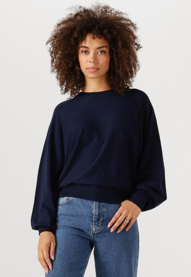 MINUS Dames Truien & Vesten Dana Bat Sleeve Knit Pullover Donkerblauw