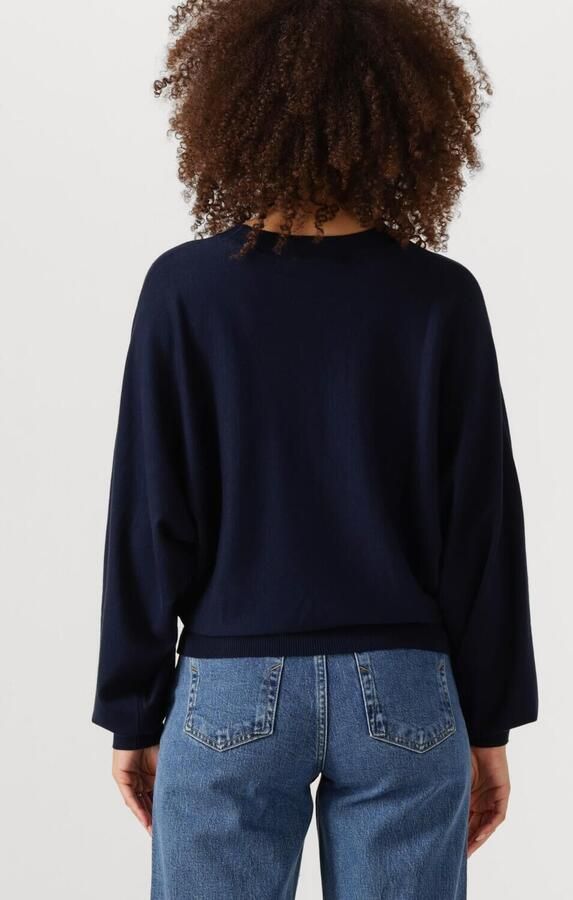 MINUS Dames Truien & Vesten Dana Bat Sleeve Knit Pullover Donkerblauw - Foto 4