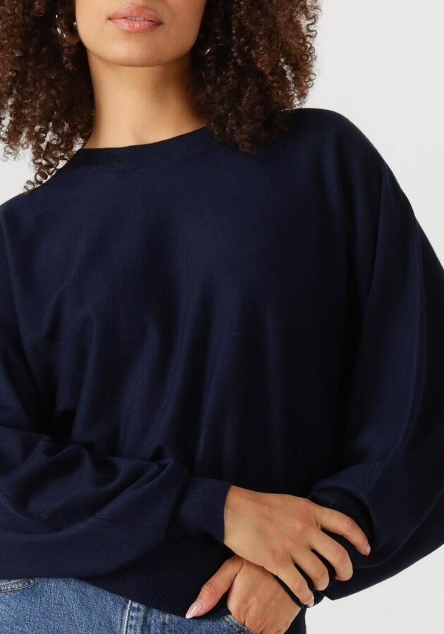 MINUS Dames Truien & Vesten Dana Bat Sleeve Knit Pullover Donkerblauw - Foto 3
