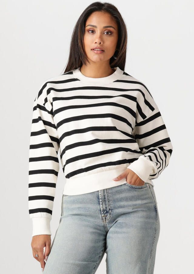 Minus Zwart Sweatshirt Estella Stijl White Dames - Foto 4