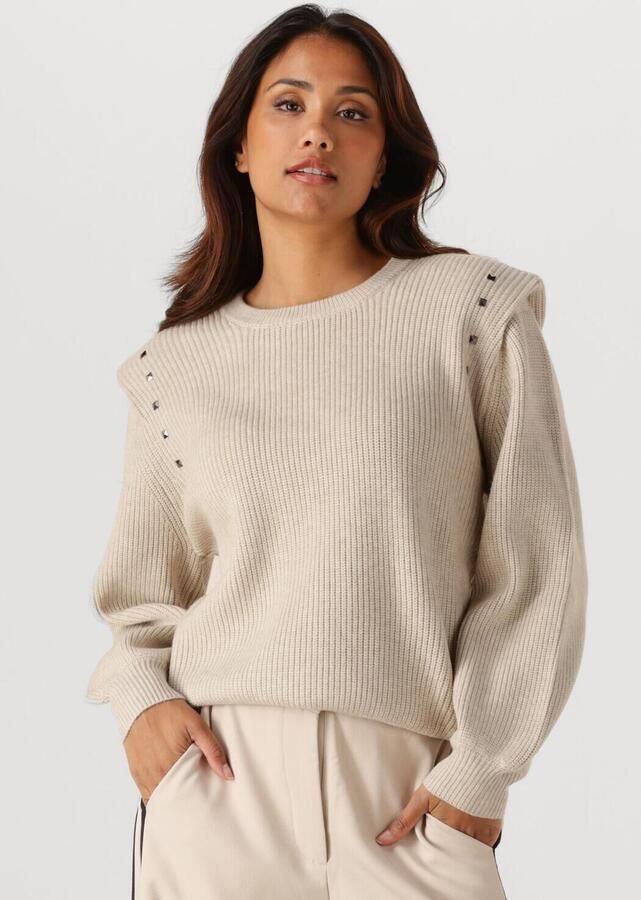 MINUS Dames Truien & Vesten Katharina Knit Pullover Beige - Foto 4