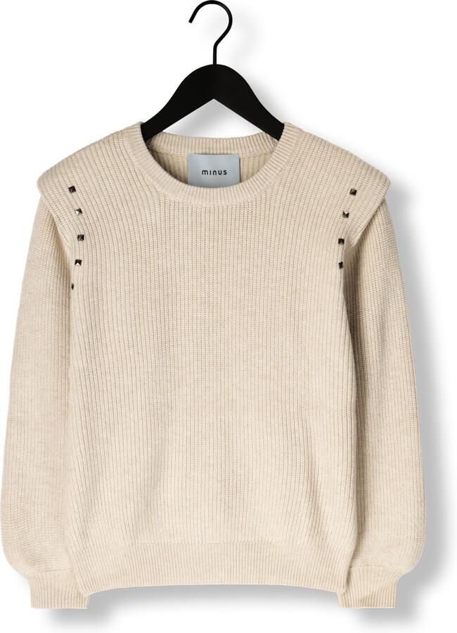 MINUS Dames Truien & Vesten Katharina Knit Pullover Beige
