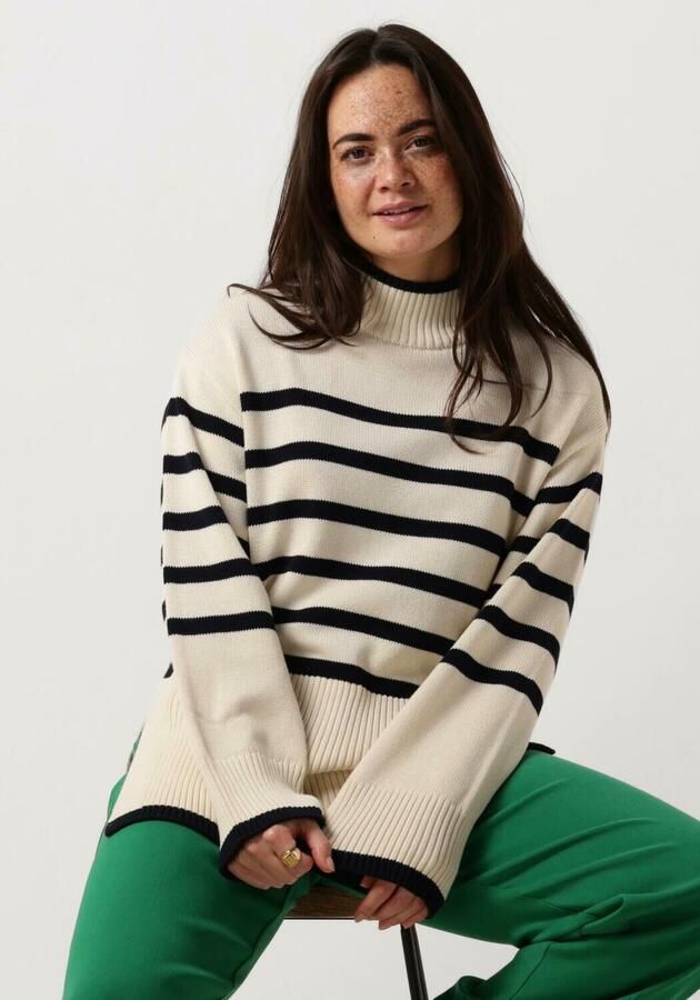 MINUS Dames Truien & Vesten Leonie Turtleneck Knit Pullover Ecru - Foto 4