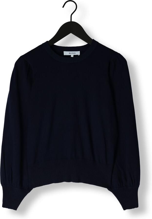 MINUS Dames Truien & Vesten Liva Long Sleeve Pullover Donkerblauw - Foto 3