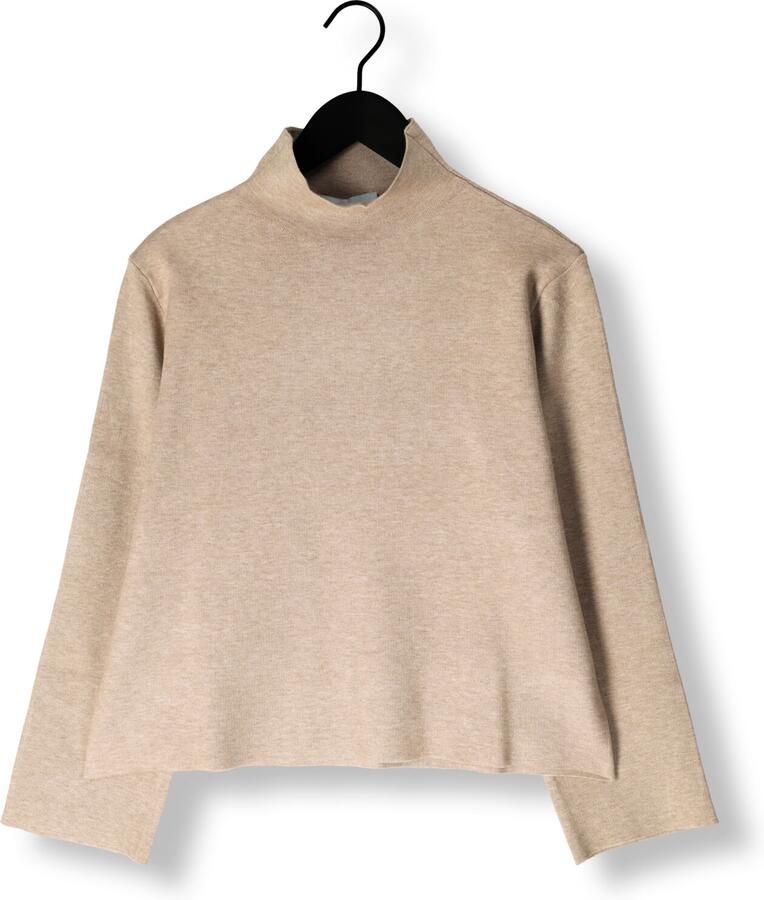 MINUS Dames Truien & Vesten Lupi High Neck Pullover Beige