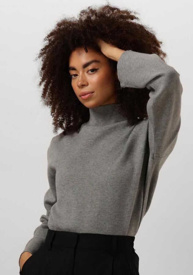 MINUS Dames Truien & Vesten Lupi High Neck Pullover Grijs - Foto 4
