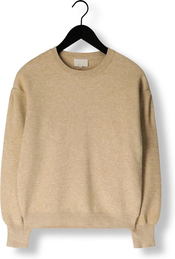 Minus Zand Knit Pullover Stijlvolle Wintertrui Beige Dames - Foto 2