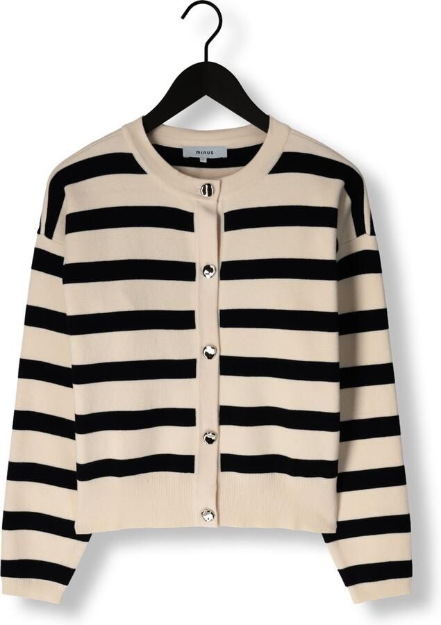 MINUS Dames Truien & Vesten Madina Knit Cardigan Zwart