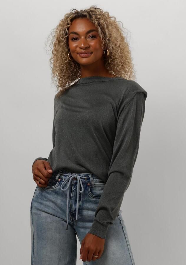 MINUS Dames Truien & Vesten Mekira Knit Pullover Grijs - Foto 4
