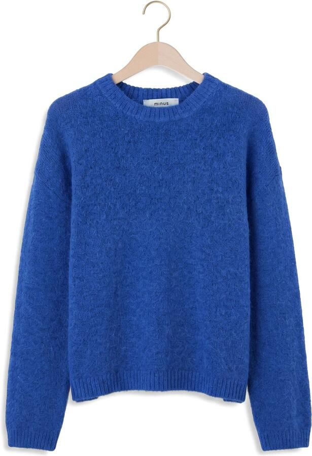 MINUS Dames Truien & Vesten Mschrista Knit Pullover Blauw - Foto 4