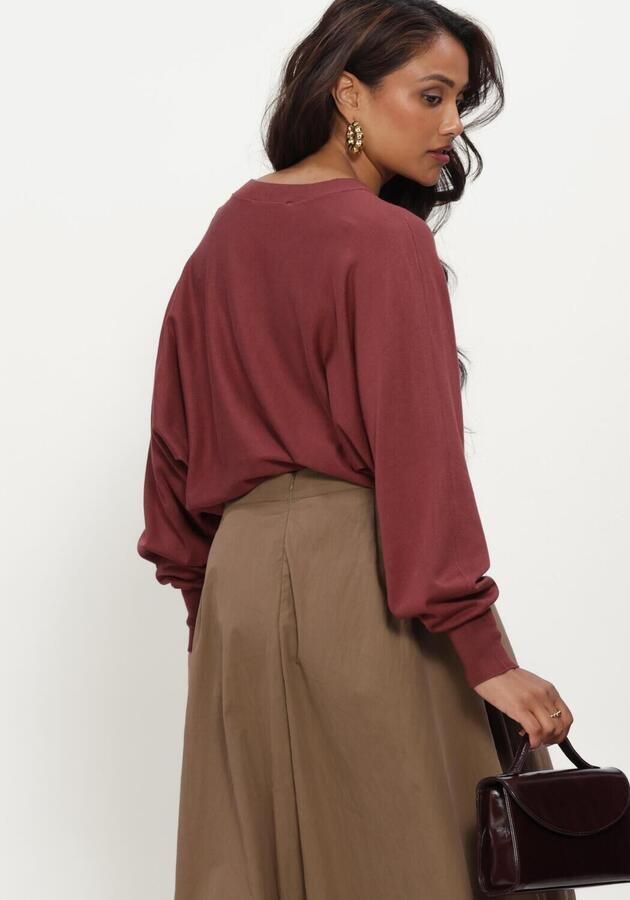 MINUS Dames Truien & Vesten Msdana Bat Sleeve Knit Pullover Bordeaux - Foto 2