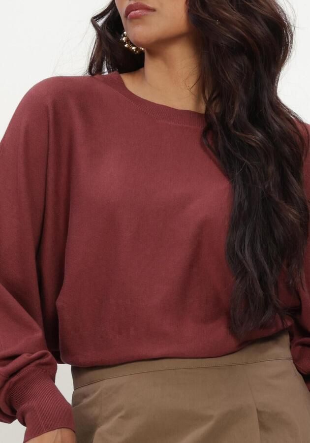 MINUS Dames Truien & Vesten Msdana Bat Sleeve Knit Pullover Bordeaux - Foto 3