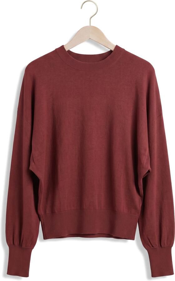 MINUS Dames Truien & Vesten Msdana Bat Sleeve Knit Pullover Bordeaux - Foto 4