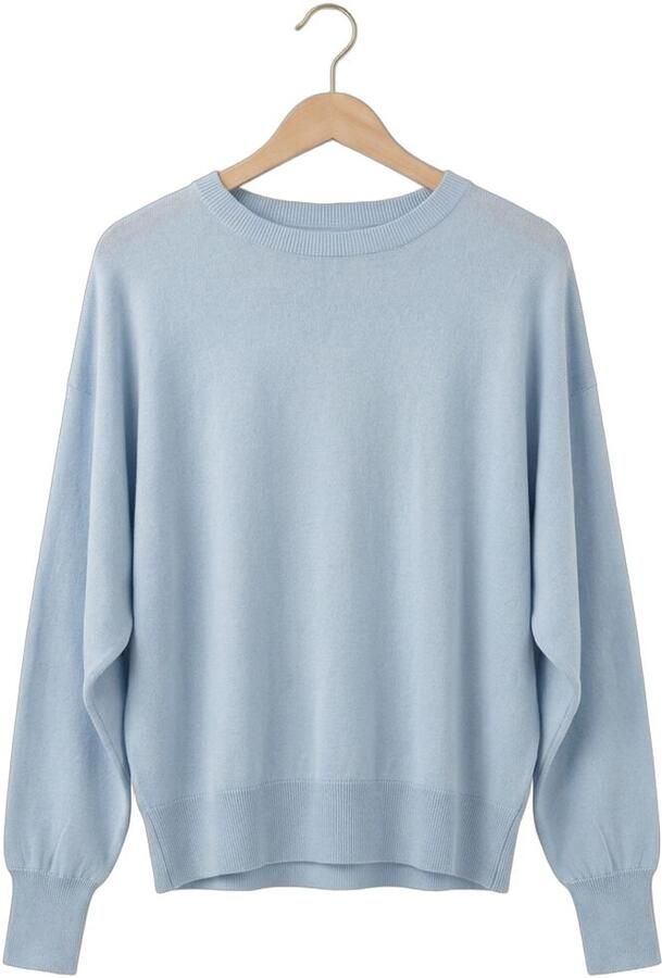 MINUS Dames Truien & Vesten Msdana Bat Sleeve Knit Pullover Lichtblauw - Foto 4