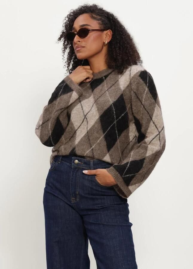 MINUS Dames Truien & Vesten Msinara Rws Knit Pullover Bruin