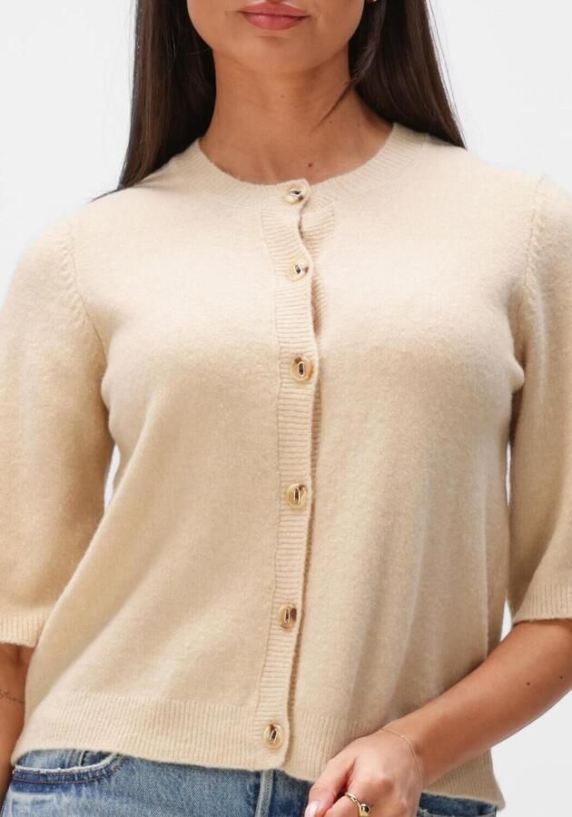 MINUS Dames Truien & Vesten Msjanna Knit Cardigan Beige - Foto 4