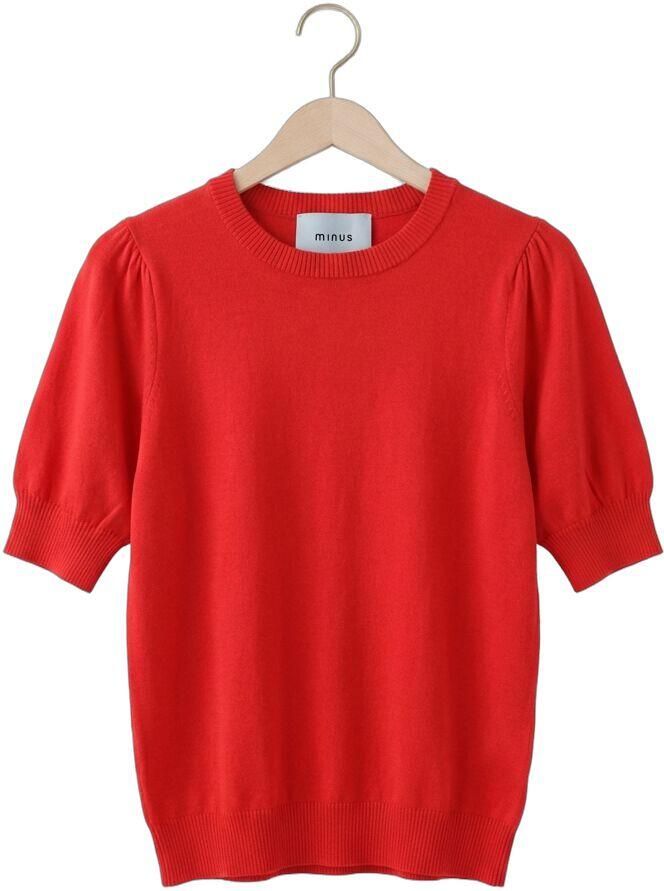 MINUS Dames Truien & Vesten Msliva Knit Tee Rood - Foto 2