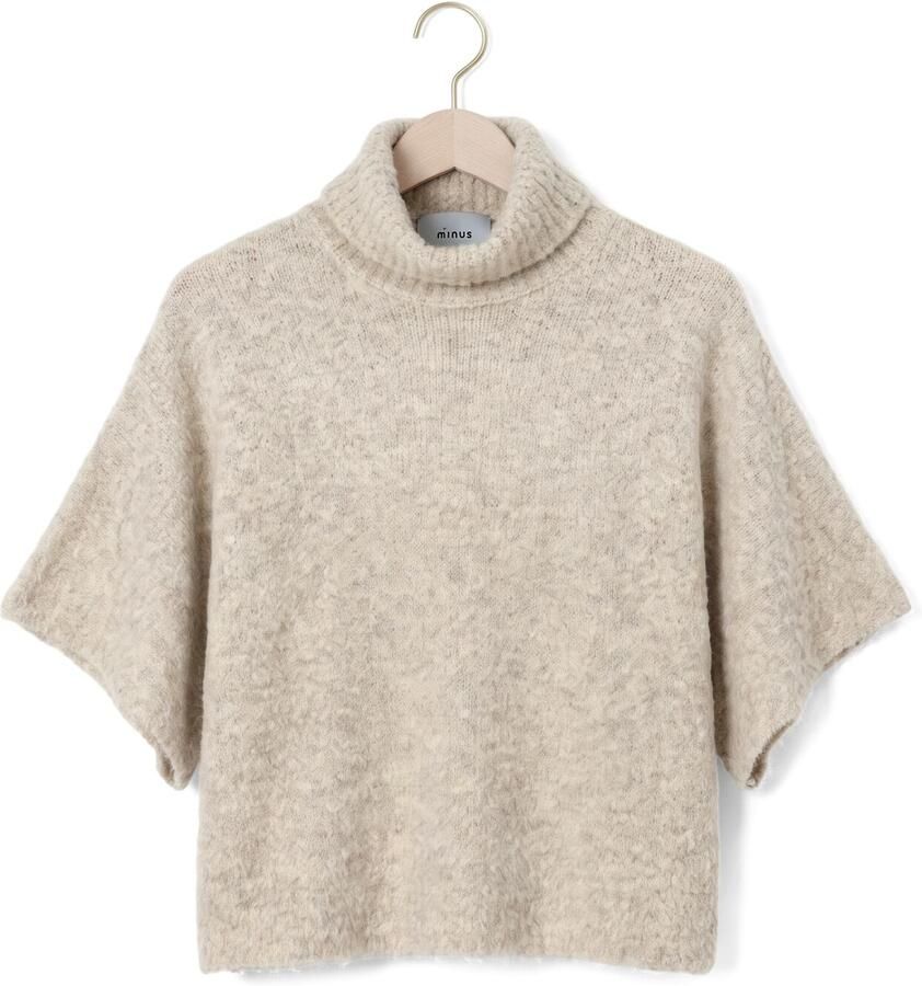 MINUS Dames Truien & Vesten Msmargrethe Grs Rws Knit Vest Ecru - Foto 2