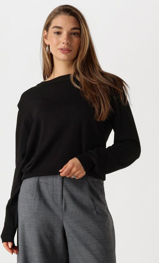 MINUS Dames Truien & Vesten Msmekira Solid Knit Pullover Zwart - Foto 4