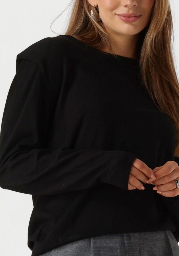 MINUS Dames Truien & Vesten Msmekira Solid Knit Pullover Zwart