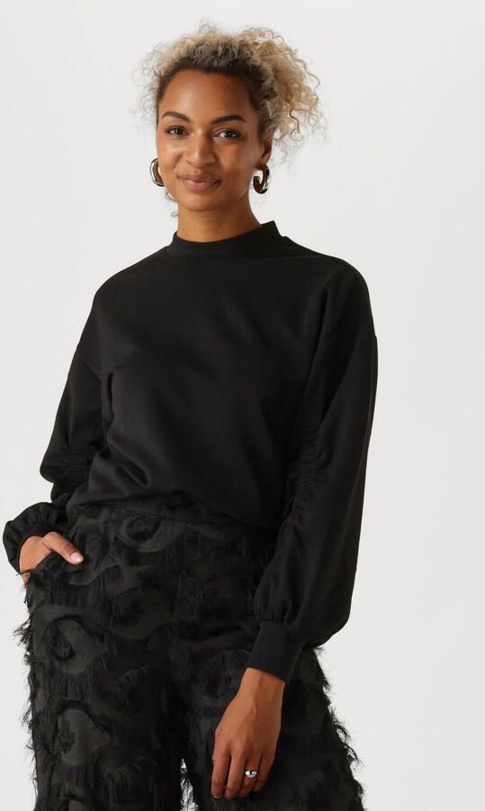 MINUS Dames Truien & Vesten Mssabi Sweat Zwart - Foto 4