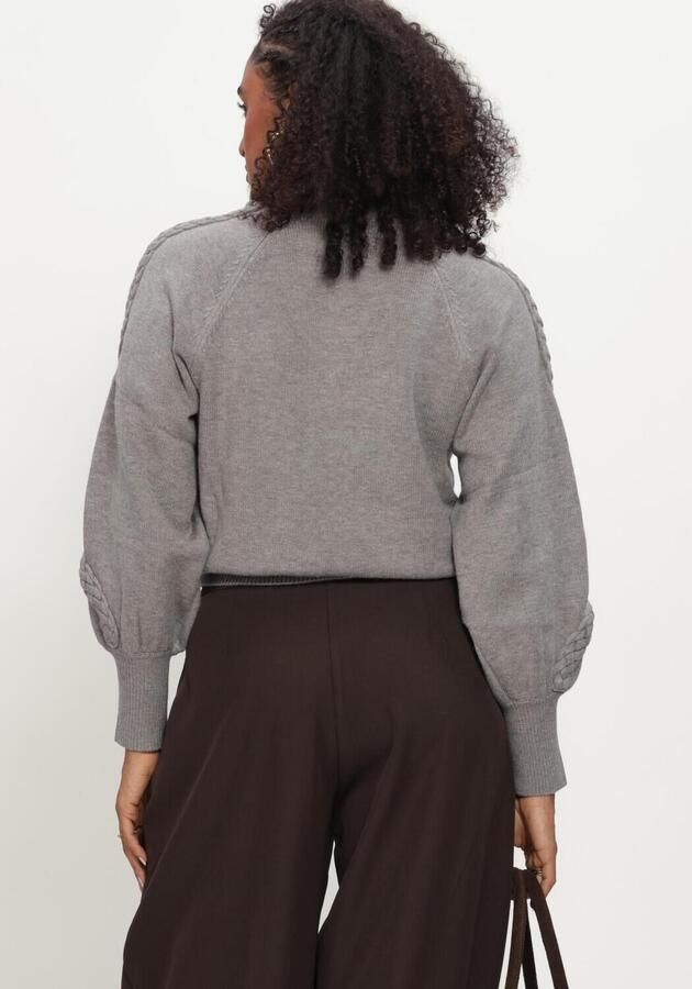MINUS Dames Truien & Vesten Msvera High Neck Knit Pullover Grijs - Foto 4