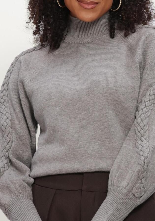 MINUS Dames Truien & Vesten Msvera High Neck Knit Pullover Grijs - Foto 3