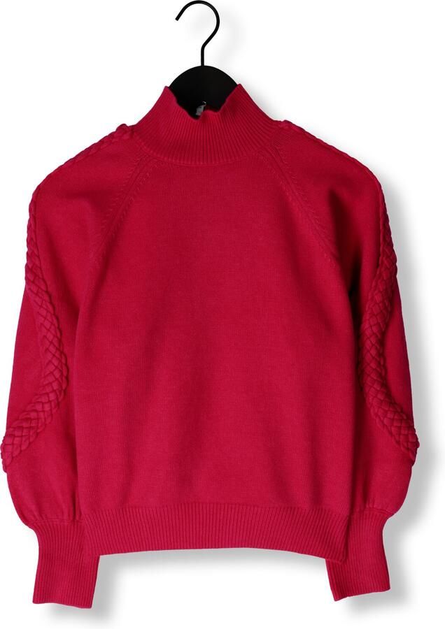 MINUS Dames Truien & Vesten Vera High Neck Knit Pullover Roze