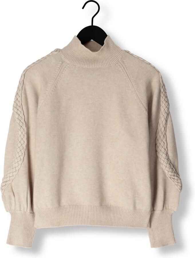 MINUS Dames Truien & Vesten Vera High Neck Knit Pullover Zand - Foto 2