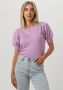 MINUS Dames Tops & T-shirts Liva Knit Tee Paars - Thumbnail 1